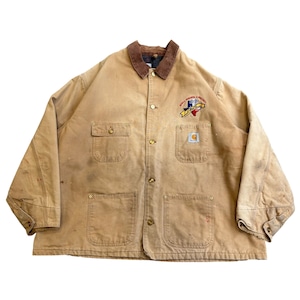 【古着】80's Carhartt Chore Coat Beige