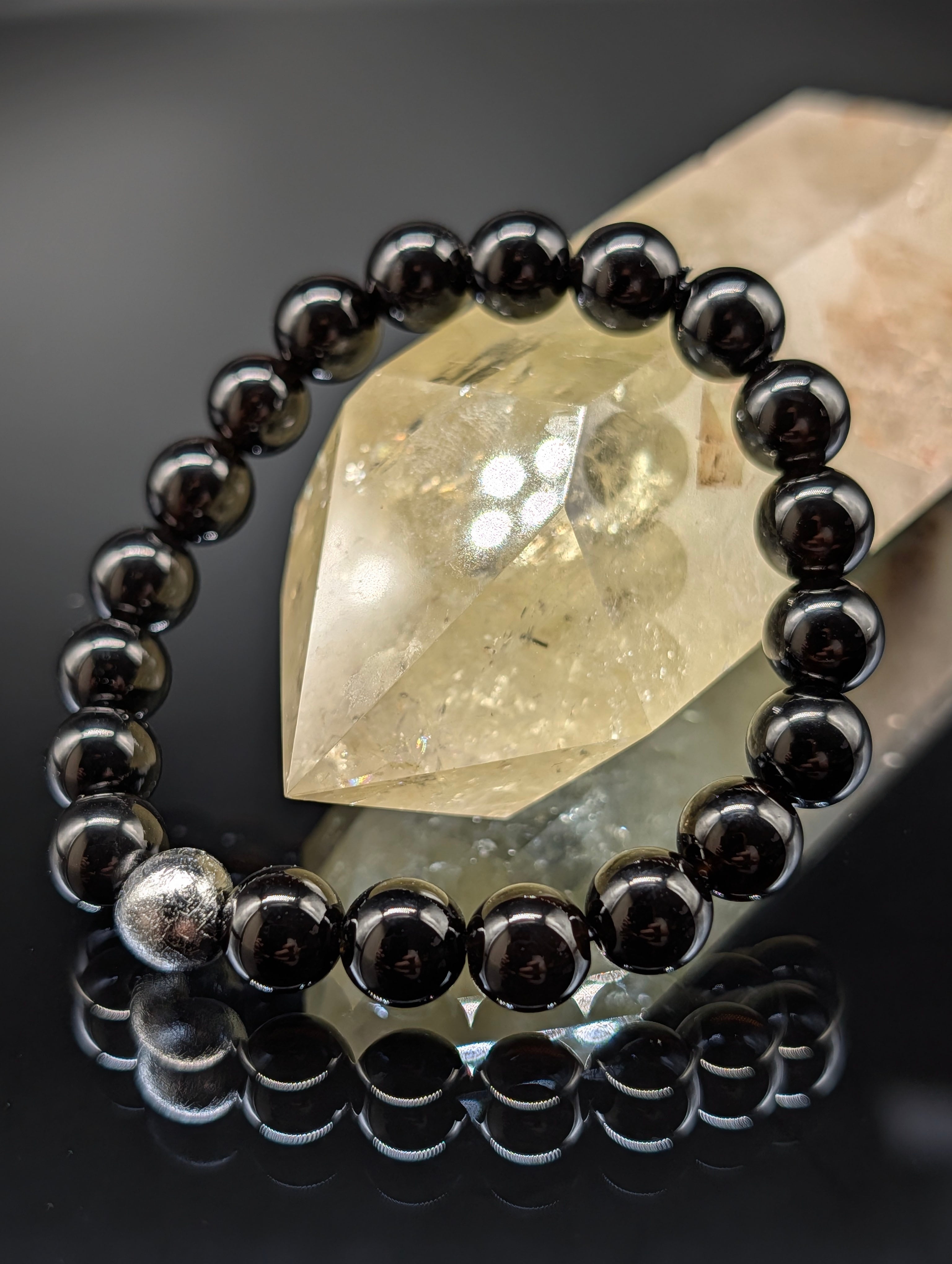 高品質・金運・願望実現・守護】モリオン・ゴールドルチルクォーツ