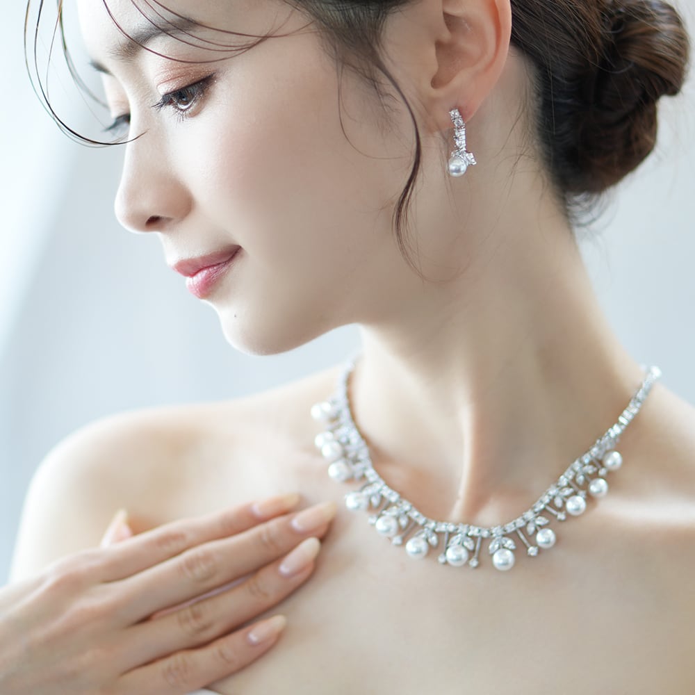 キュービックジルコニア ウェディングジュエリーセット エミール