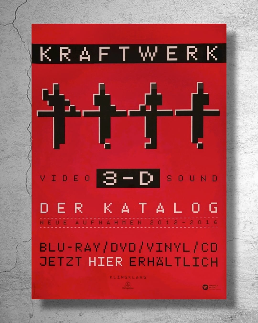 KRAFTWERK クラフトワーク』2017年ドイツでのリリース告知ポスター