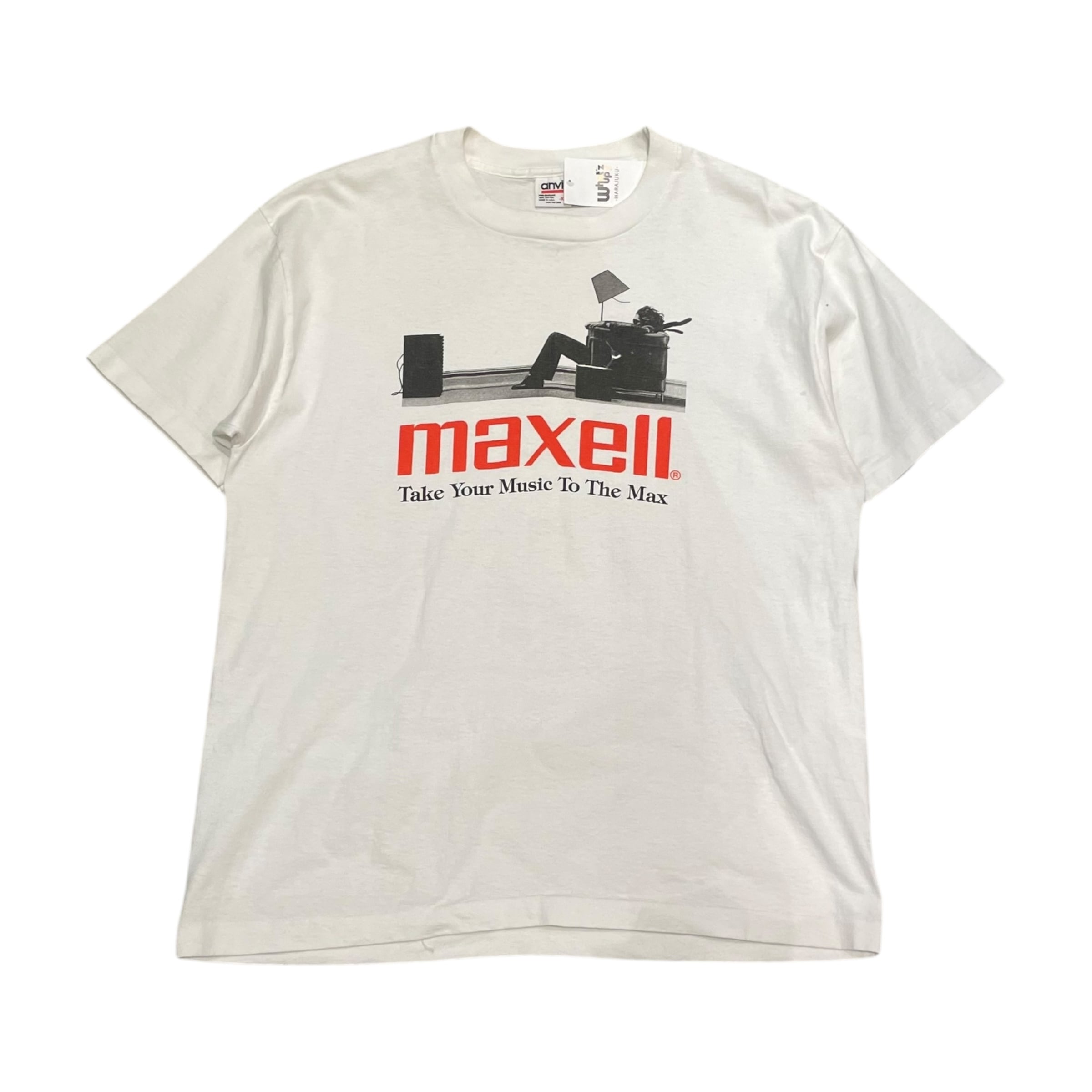 1990s maxell "Take Your Music To The Max" T-shirt