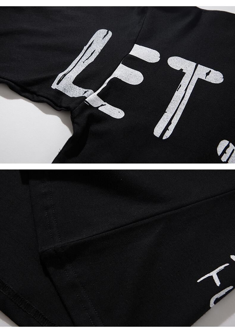 全2色 Tシャツ カットソー プリント カジュアル ストリート 