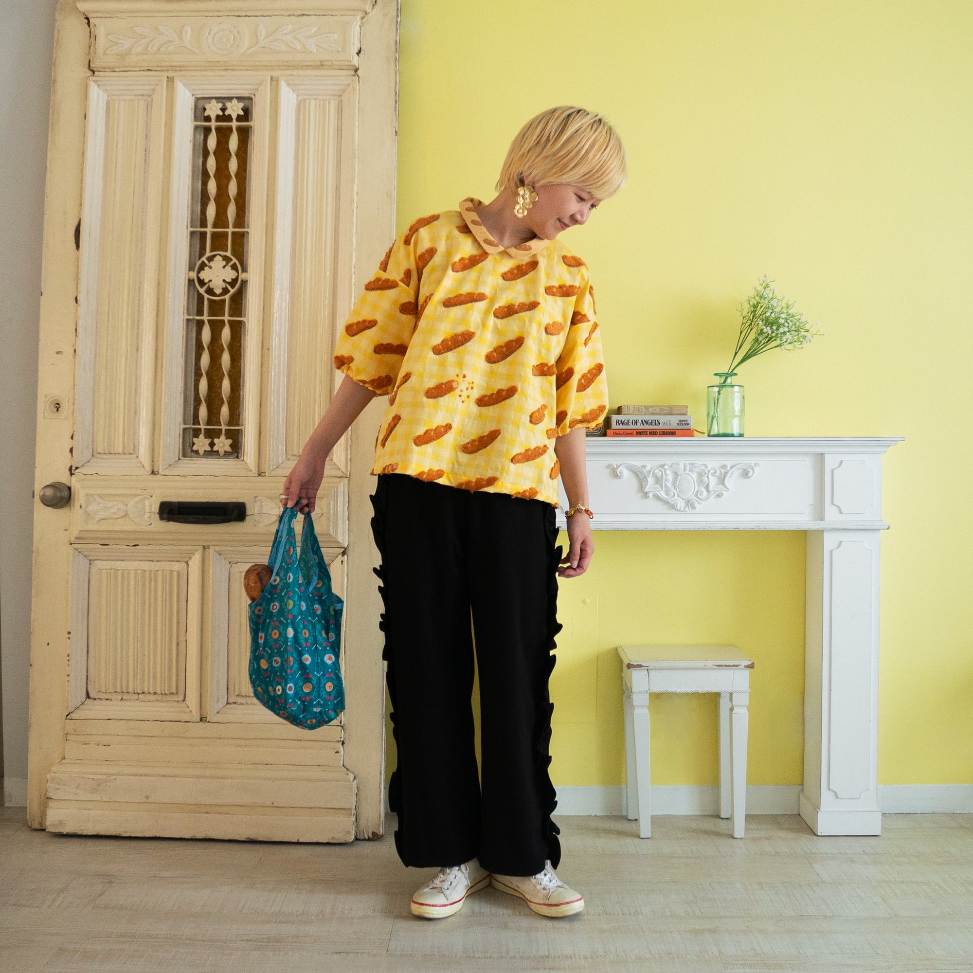 フランスパンのスカート&ブラウス