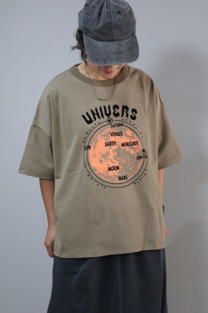 NEW!天竺クルーSpace PRT T【12604-477-10 CHARCOAL 02】2026SS