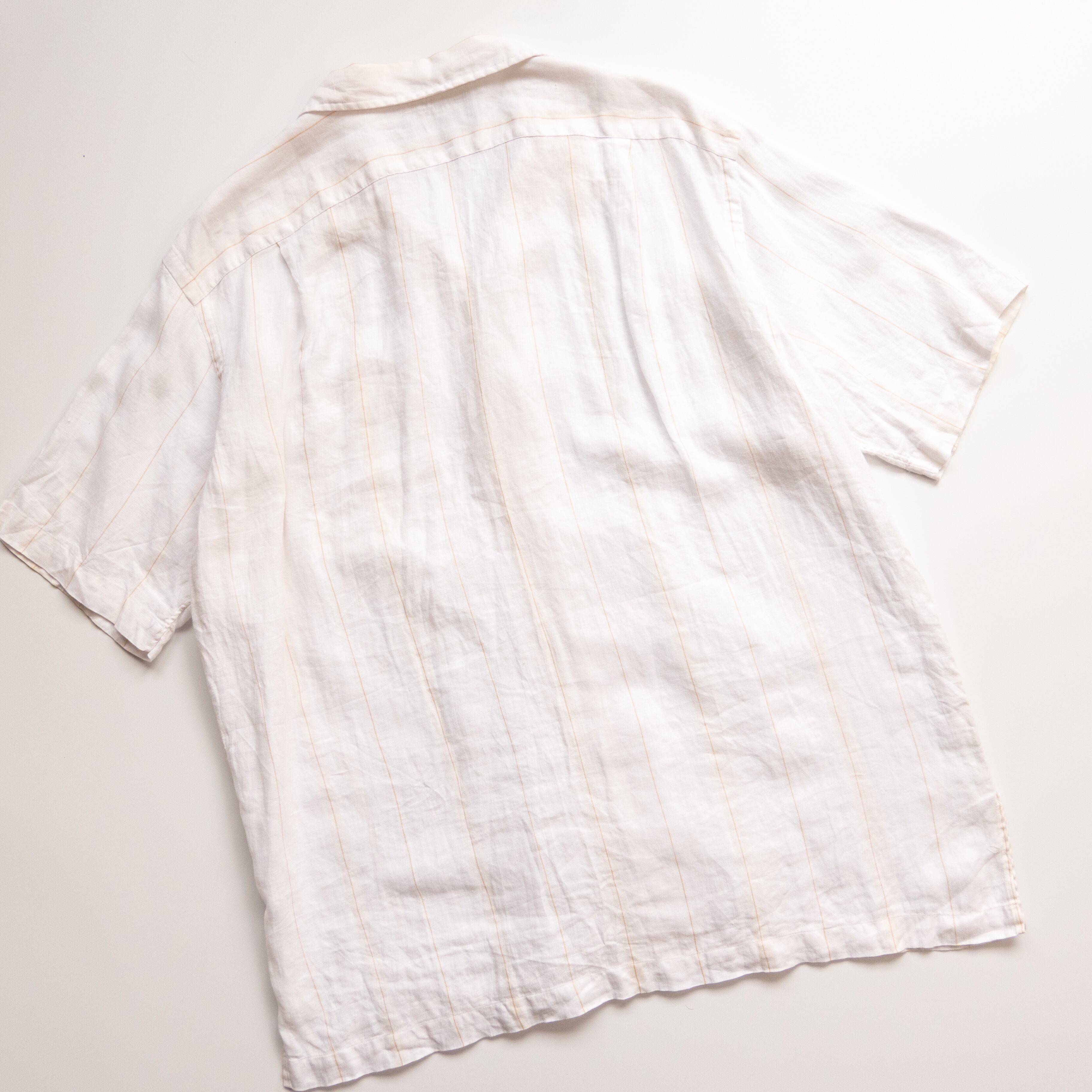 90’s POLO GOLF linen shirt CRAYTON 1990's POLO GOLF linen open collar shirt CRAYTON | Anlien