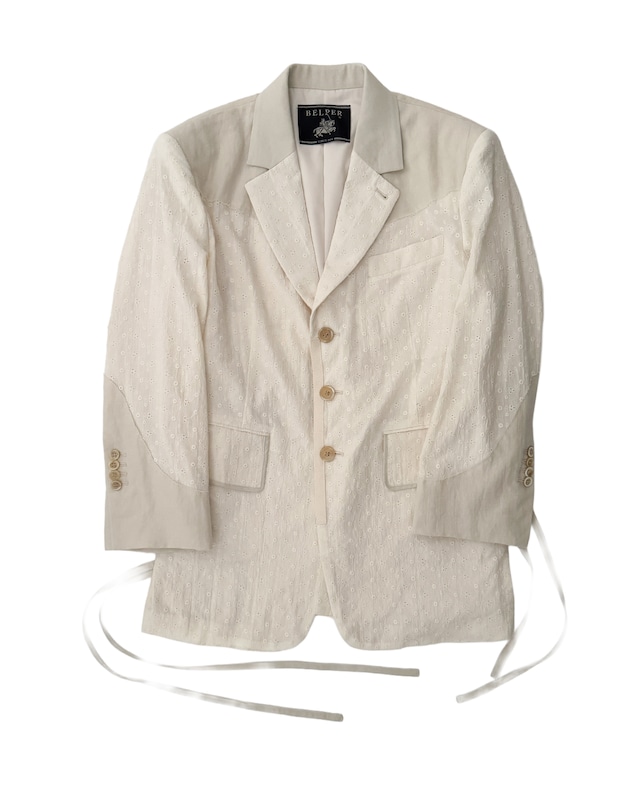 【 BELPER 】27SS PRE ODER " LACE JACKET"（デポジット30％表記）