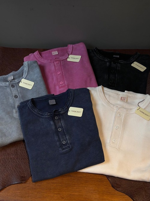 TOWNCRAFT  COTTON THERMAL 3В HENLEY TEE