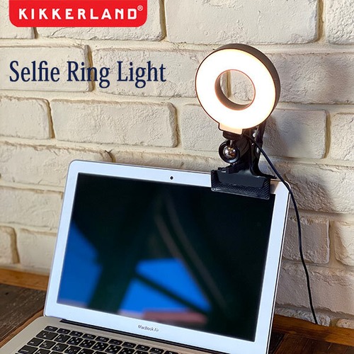 Selfie Ring Light セルフィー リング ライト コロナ渦 スマホ リモート オンライン ライヴ 女優ライト KIKKERLAND キッカーランド DETAIL