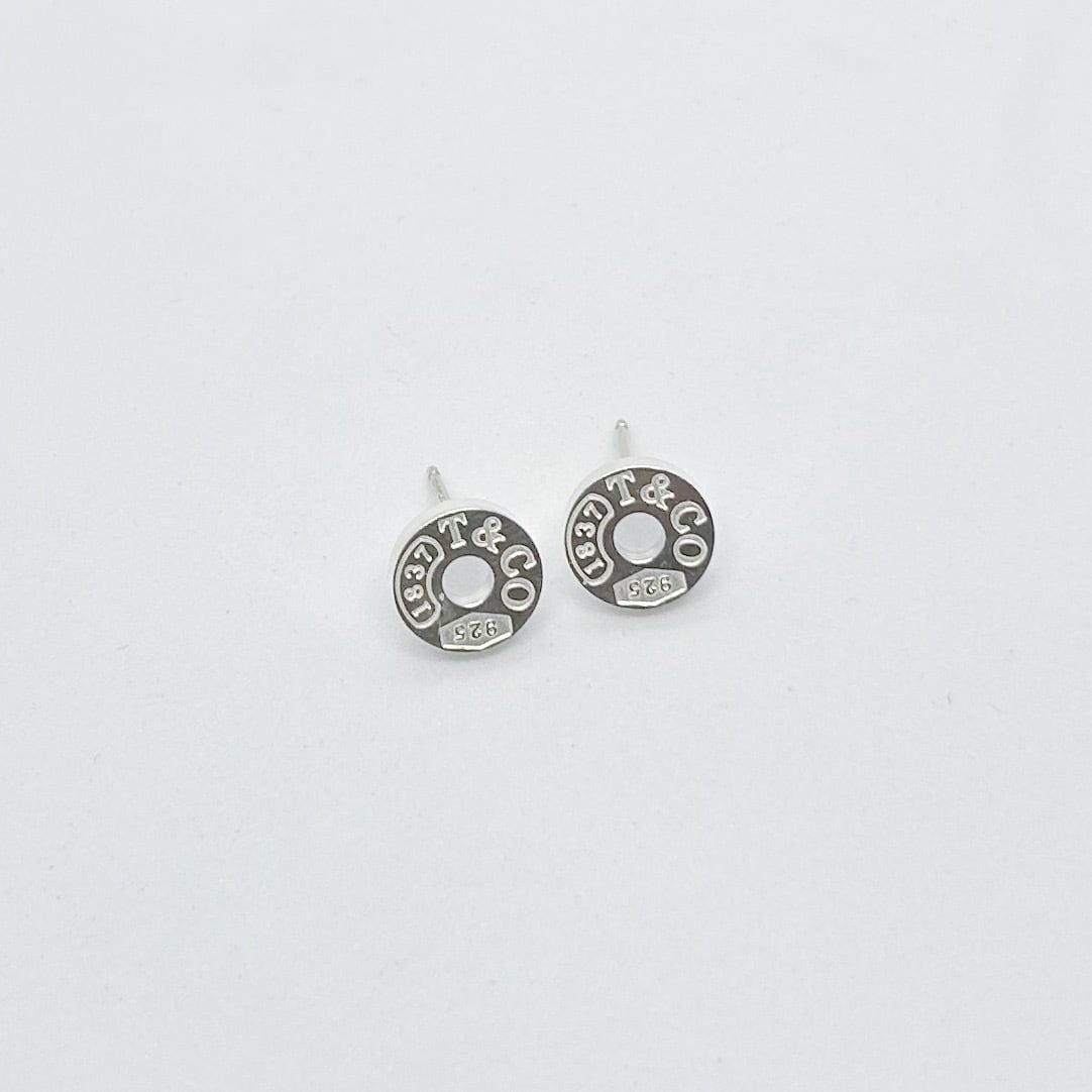T7100】Tiffany&Co. 1837 circle pierce/silver925/ティファニー