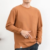 シンプル無地長袖Tシャツ af0137