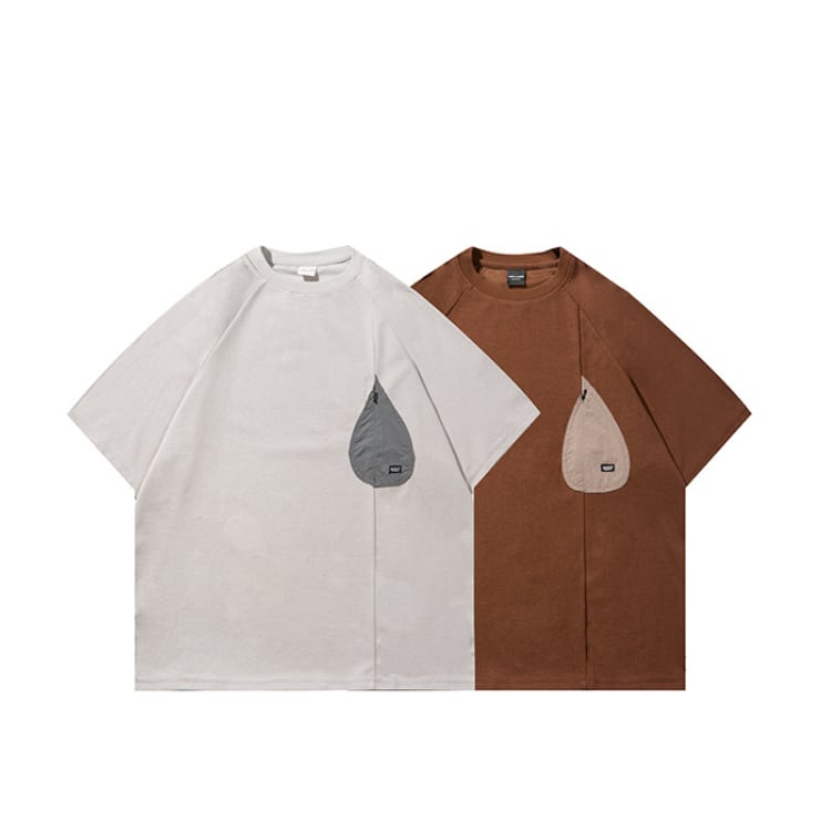 Double Layered Short Sleeve T-Shirt ‐2col‐ A0460