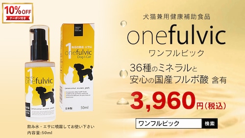 ペット用補助食品 ワンフルビック 50ml