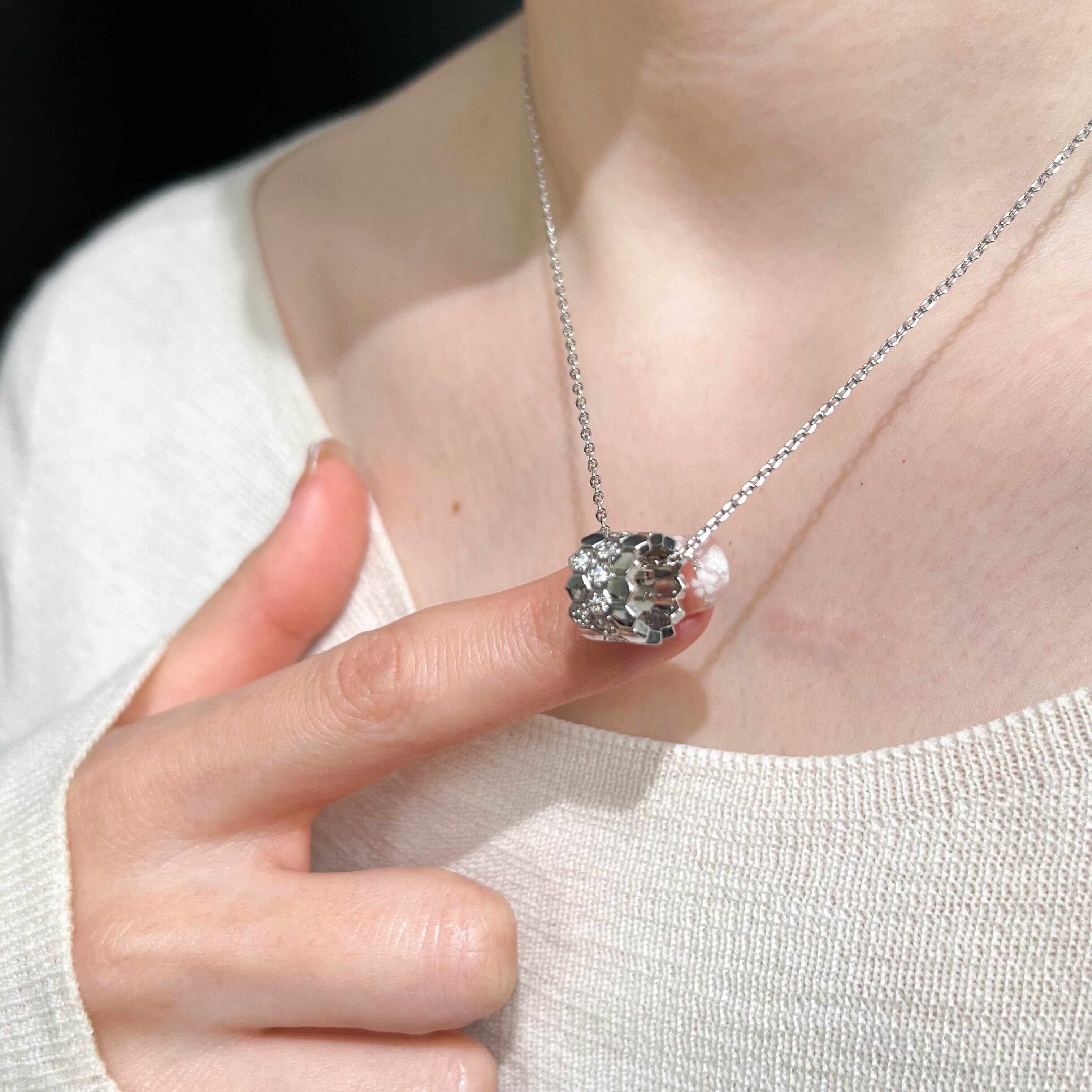 K18金メッキ×キュービックジルコニア ネックレス | hoshine