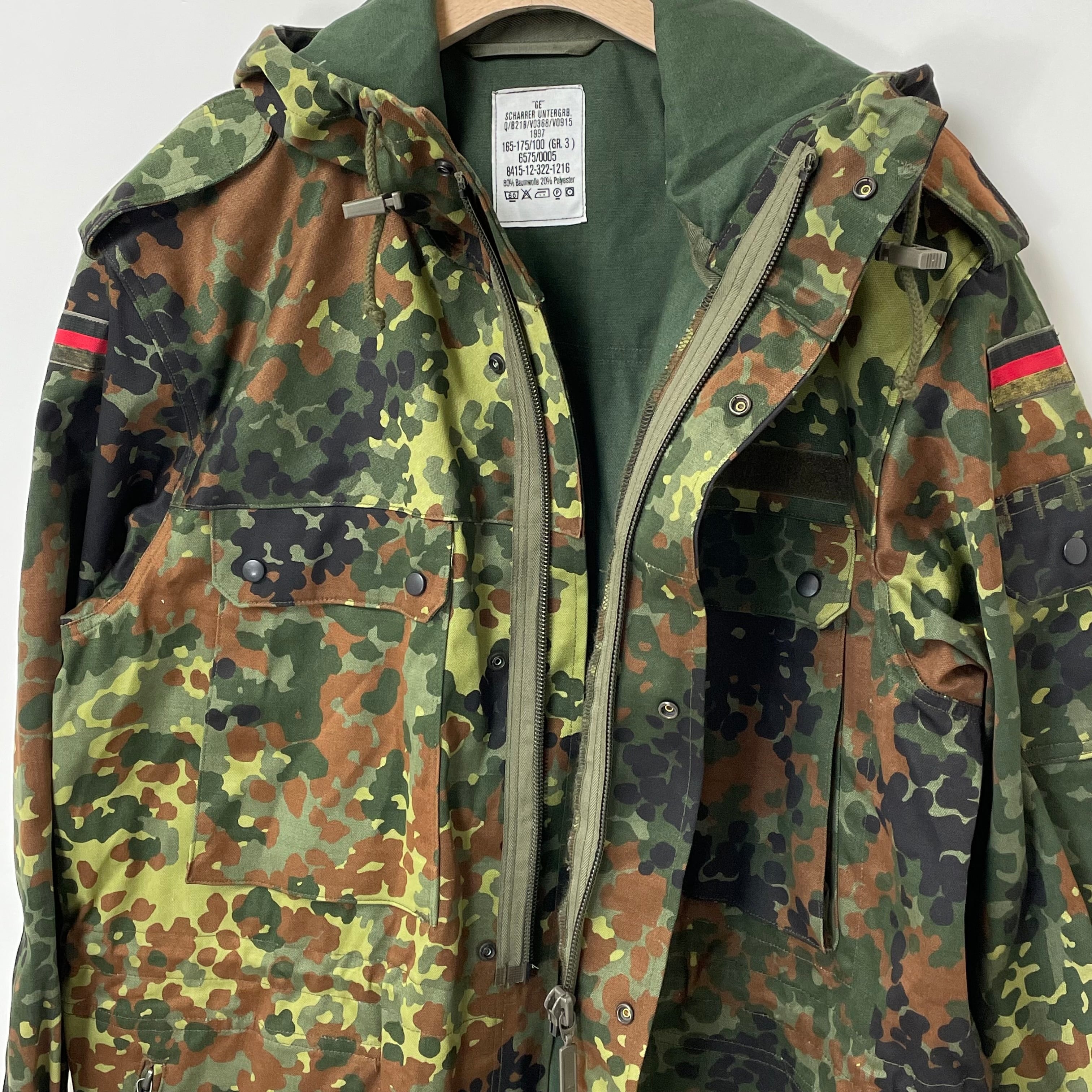 美品】ドイツ軍 フレクターカモ フィールドパーカー【PK-0007A