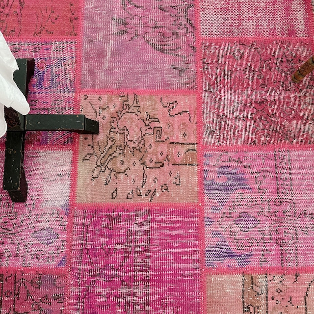 トルコ ヴィンテージラグ TR029 | イスパルタ(パッチワーク) | 168cm × 238cm