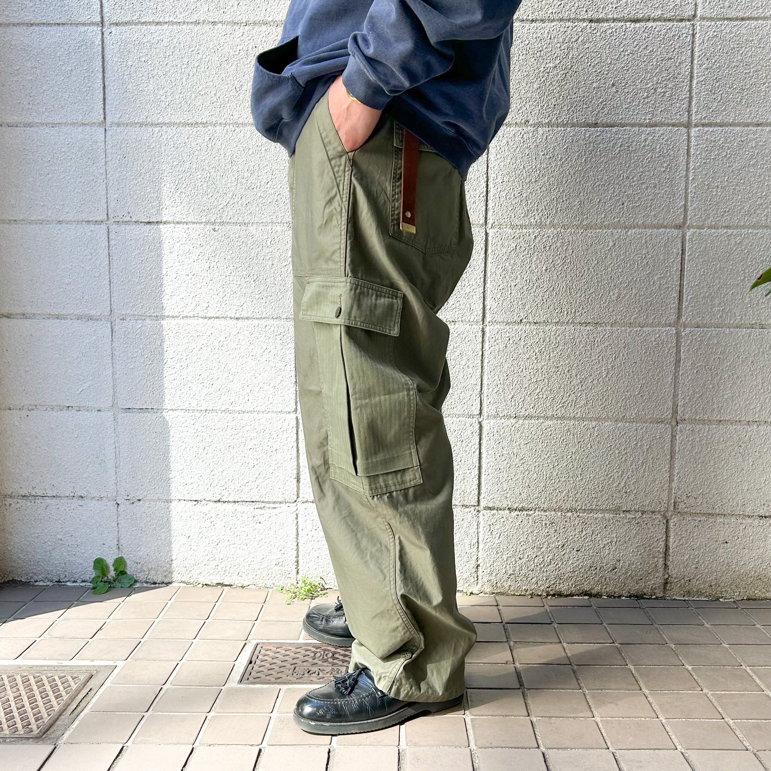 NIGEL CABOURN 1960sコットンファティーグパンツ 10 - ワークパンツ