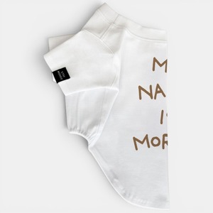 【予約】[ STAY MORRIE ] My Name Is T-shirt（お名前入り）｜Gray