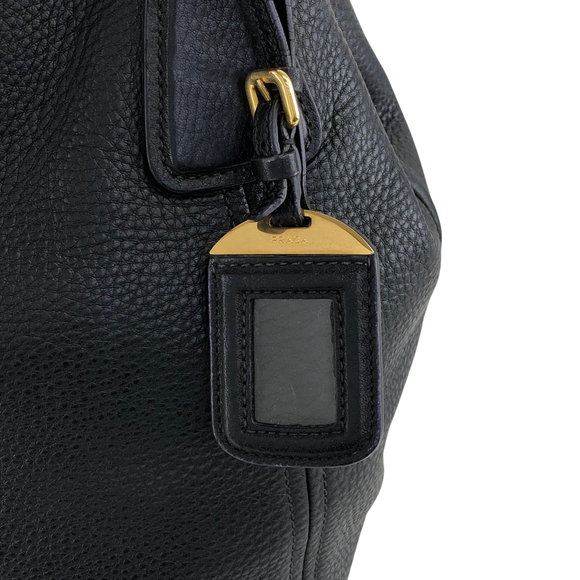 プラダ Pearl / Silver Patent leather and technical fabric Prada America's