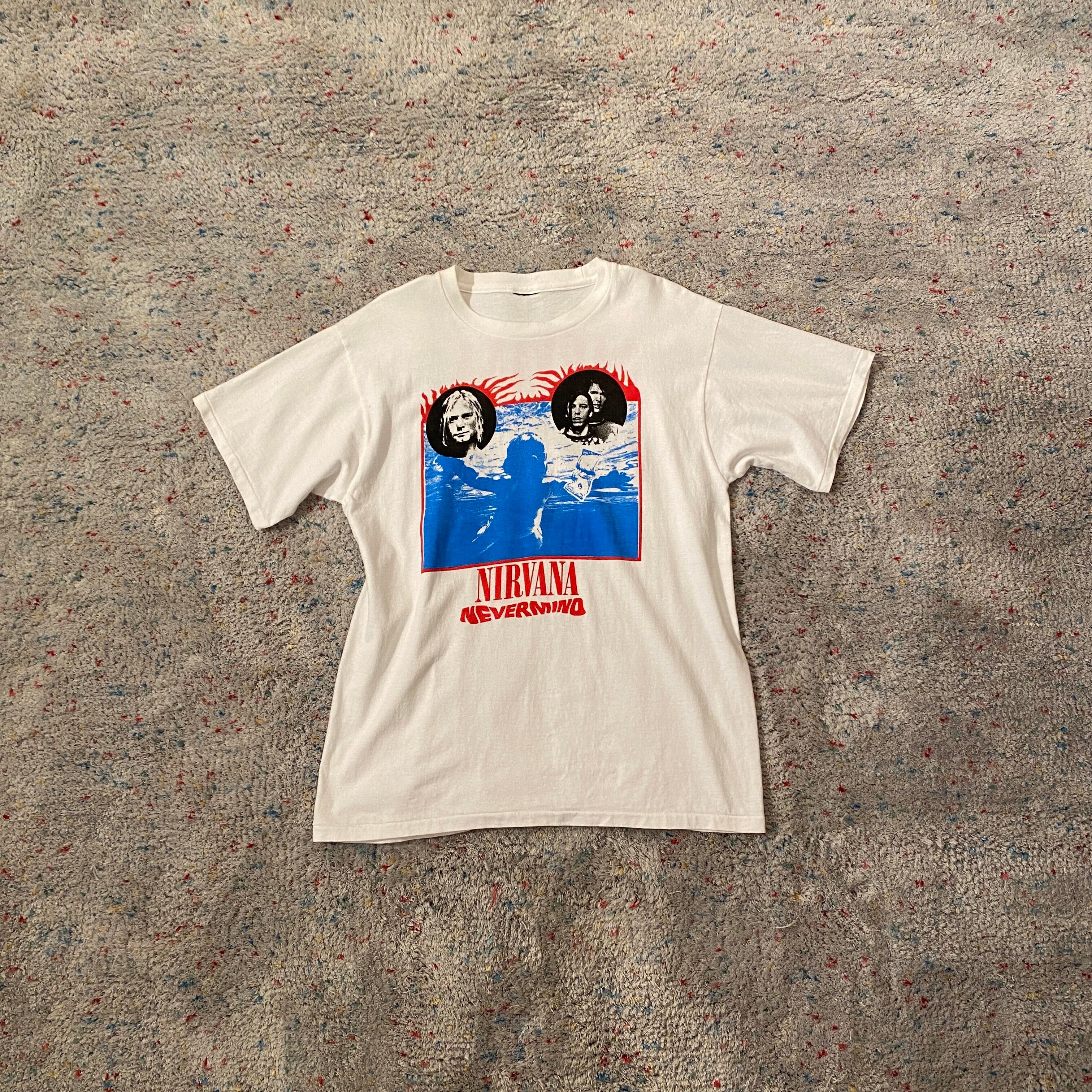 NIRVANA” 90's Bootleg UK Tour T-shirts | FUEIHO BOOGIE