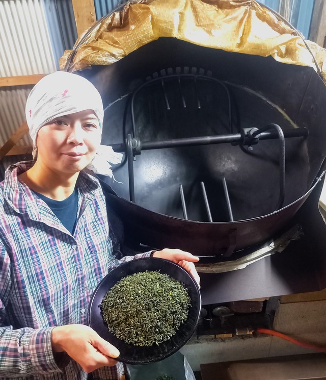 【新茶】釜炒り茶　薫風／リーフ100g　