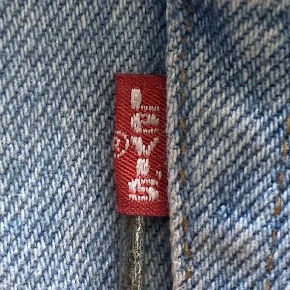W32 L36】90's US.Levis 501 リーバイス バレンシア工場(555) ボタン裏