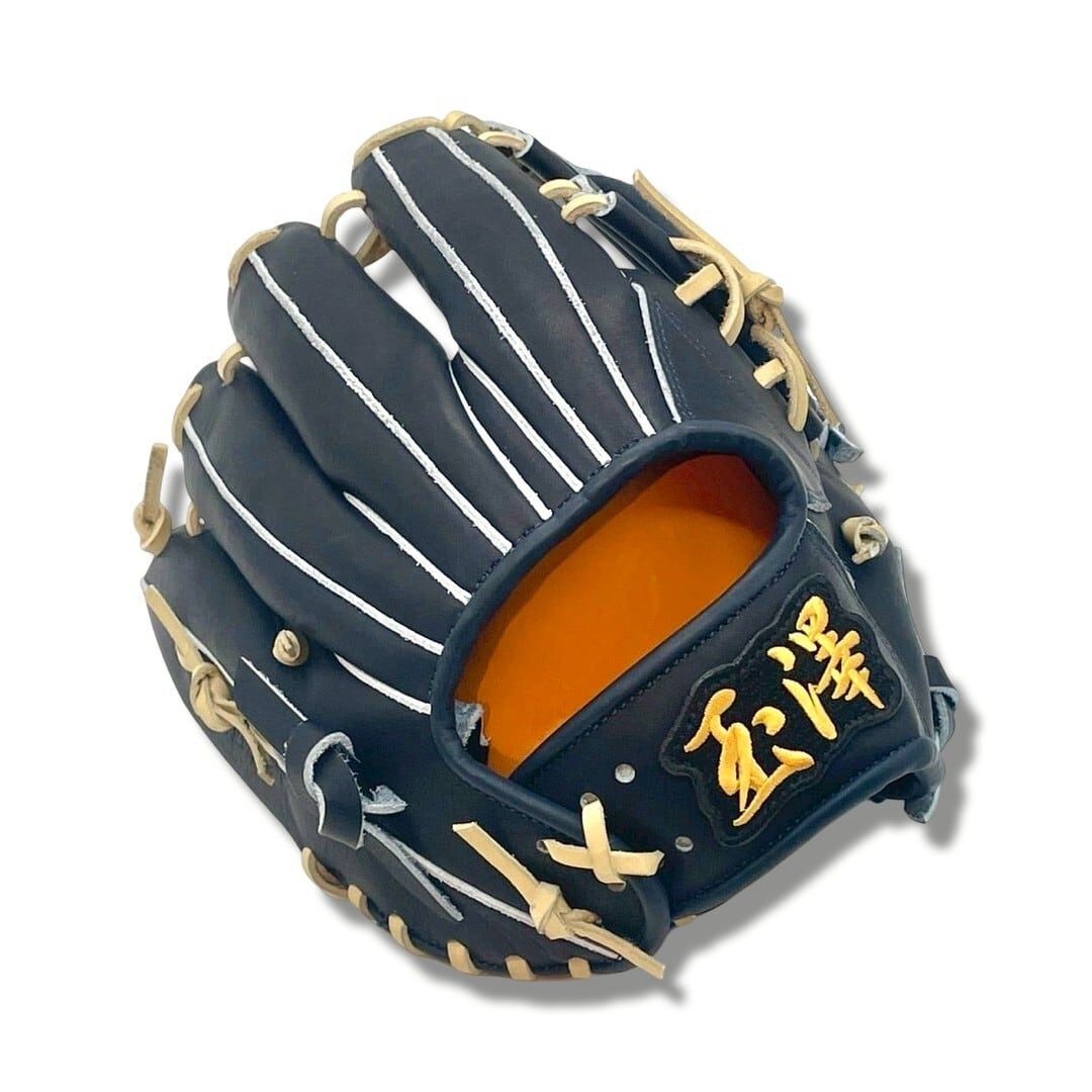 【硬式】玉澤 HERO'S 内野手グローブ HE-06N HウェブⅢ(本体:Nブラック 紐:キャメル)|タマザワ _04