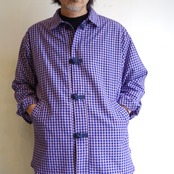 kelen   CHINA BUTTON CHECK SHIRTS "BRETON"
