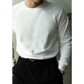 ラウンドネック レギュラーフィットTシャツ af0062