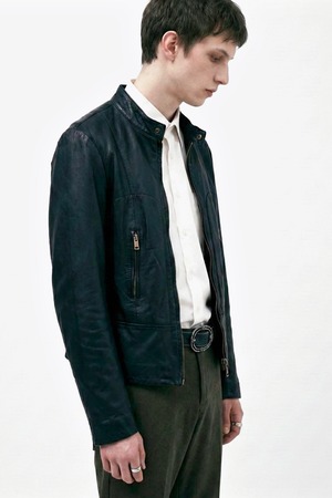 【イタリア製】San Francisco FIRENZE 本革 シングルライダースジャケット VERA PELLE