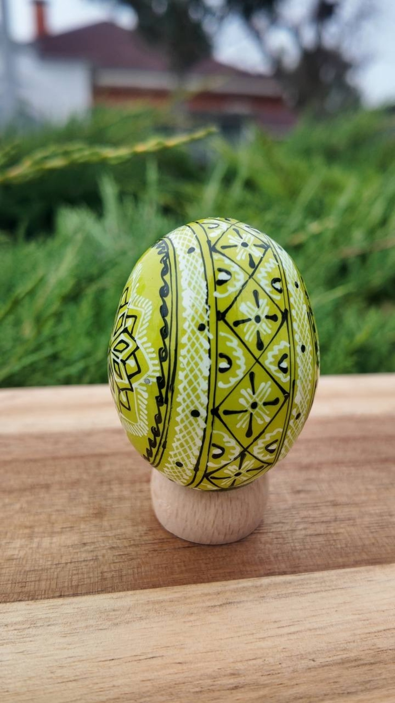 装飾用プィサンカ（イースターエッグ）with stand　コロミヤ博物館モデル - 2