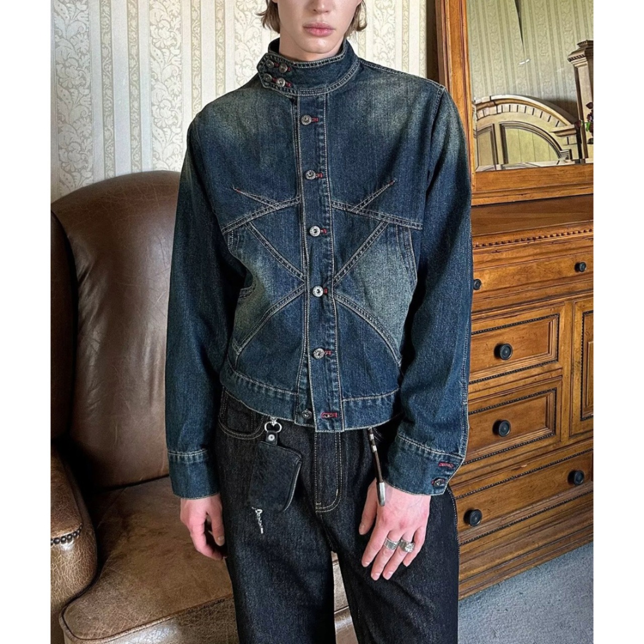 Cross Seam Relaxed Jacket　TB2571・画像8
