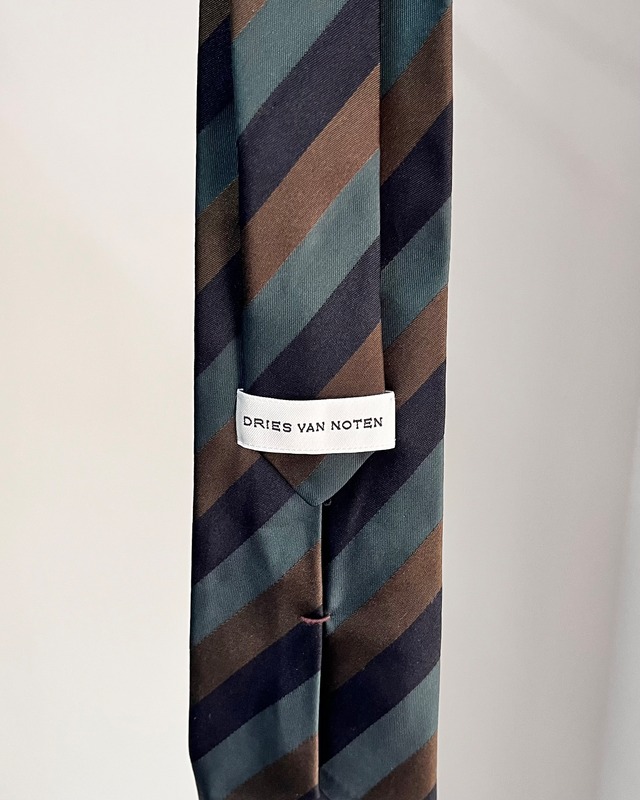 【DRIES VAN NOTEN】silk necktie