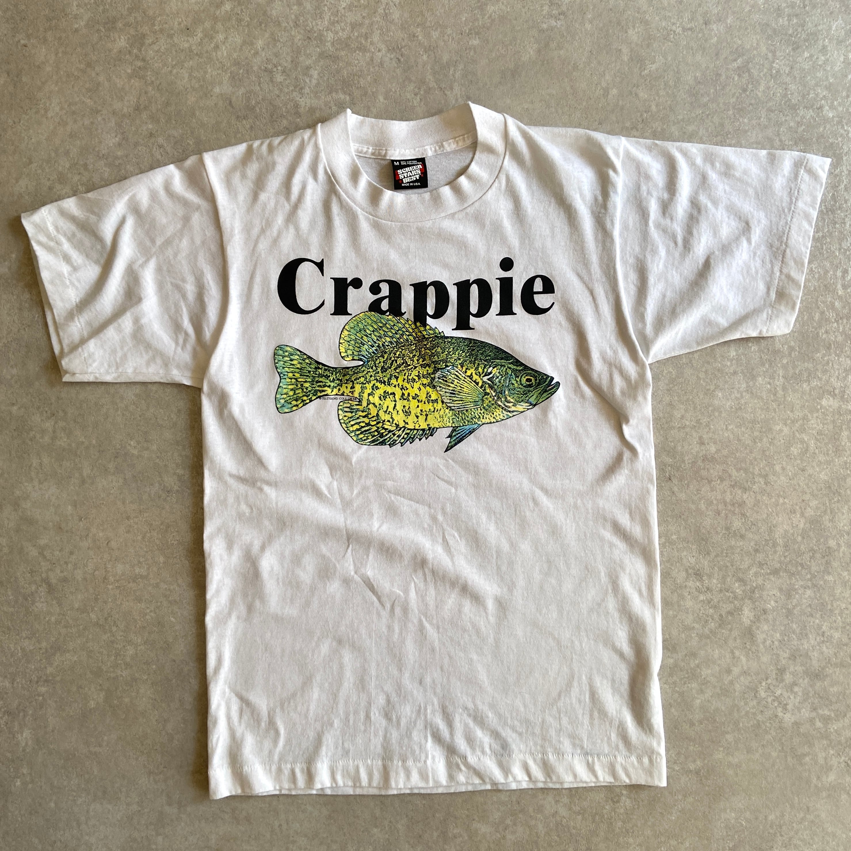 1990s Crappie fish Tee M Made in USA G940