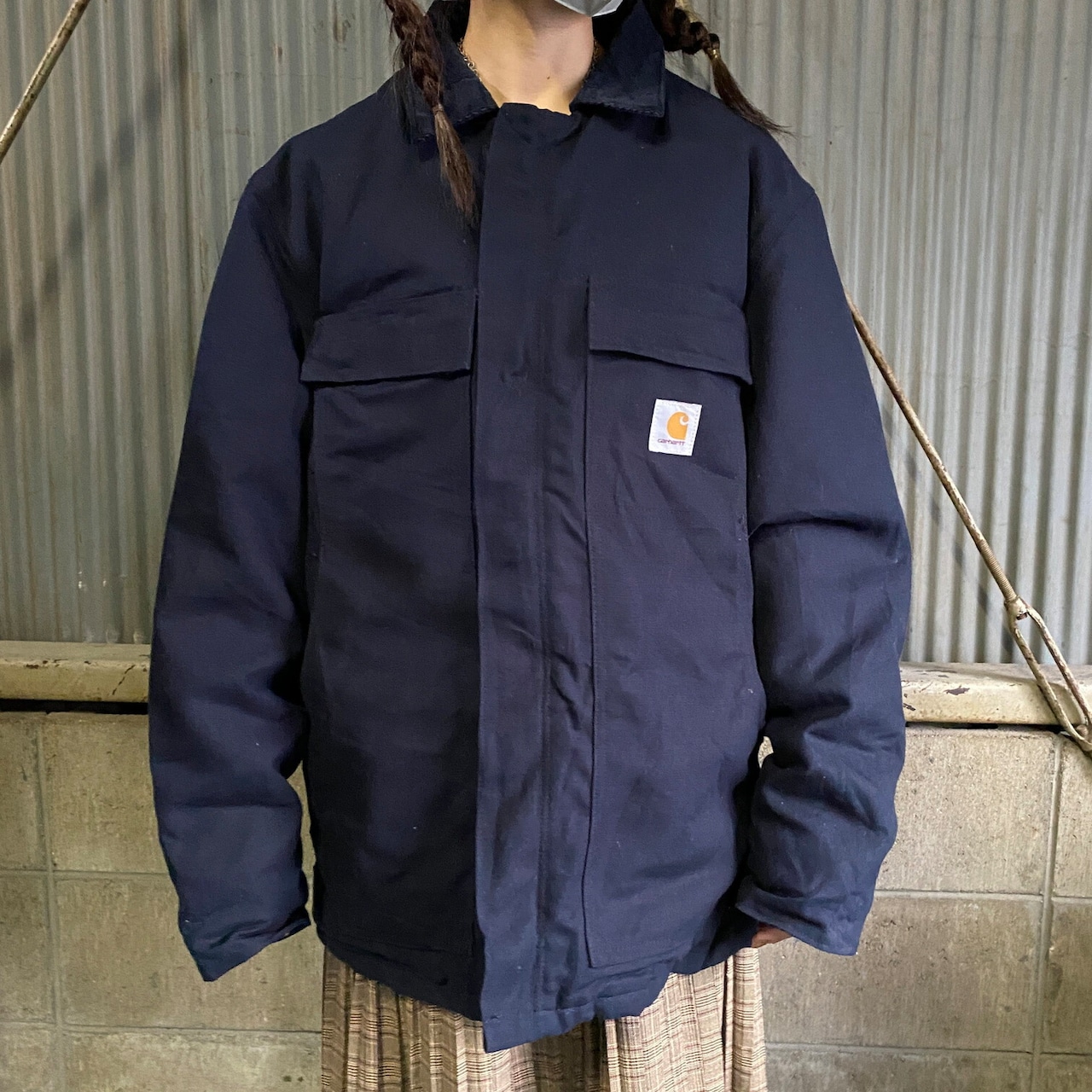 美品 Carhartt カーハート ダック地 トラディショナルジャケット 