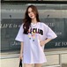 【大きいサイズM-4XL】【春夏新作】ファッションＴシャツ♪ブラック/ホワイト2色展開◆#schmnt-276397