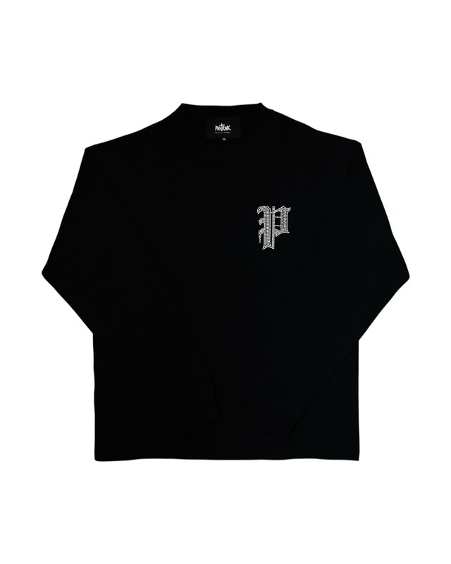 OLD "P" LOGO RHINESTONE L/S TEE