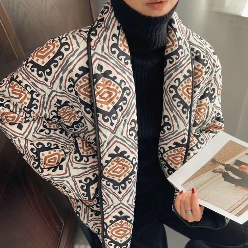 ジオメトリックエッジジャケット R01234