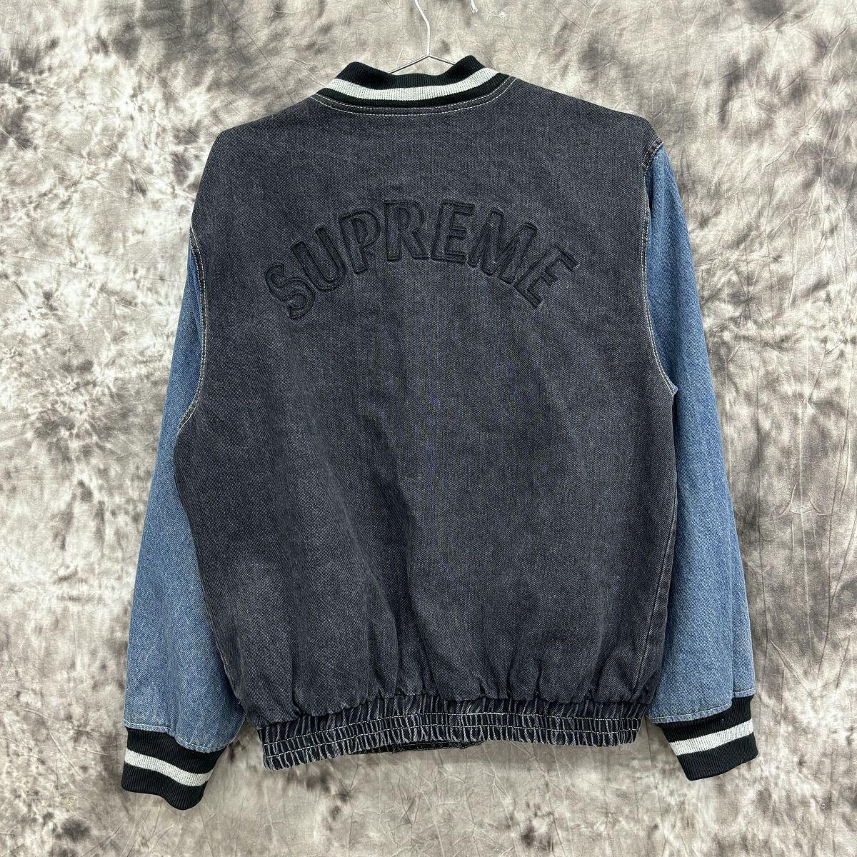 Supreme シュプリーム18SSデニムバーシティジャケット 楽天市場】Supreme シュプリーム 【美品】18SS Patches Denim Trucker