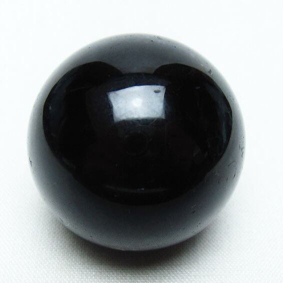 黒水晶 丸玉 35mm モリオン スフィア 置物 一点物 141-8202