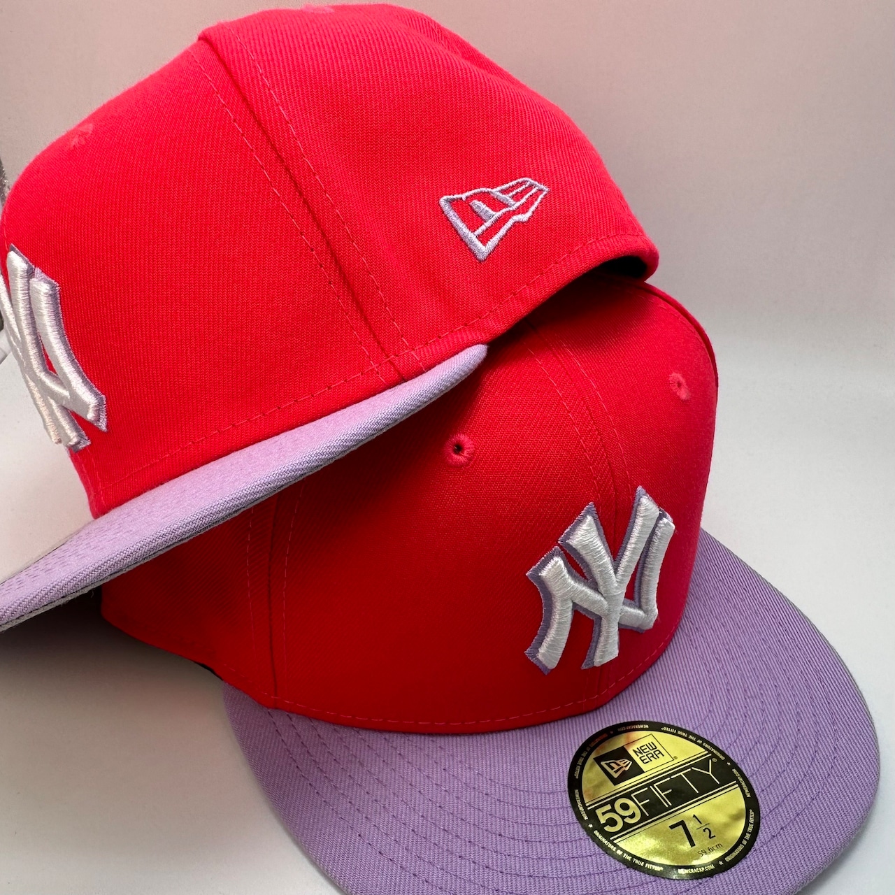 NEW ERA 59FIFTY/5950 ヤンキース　ピンク2トーン　海外入荷