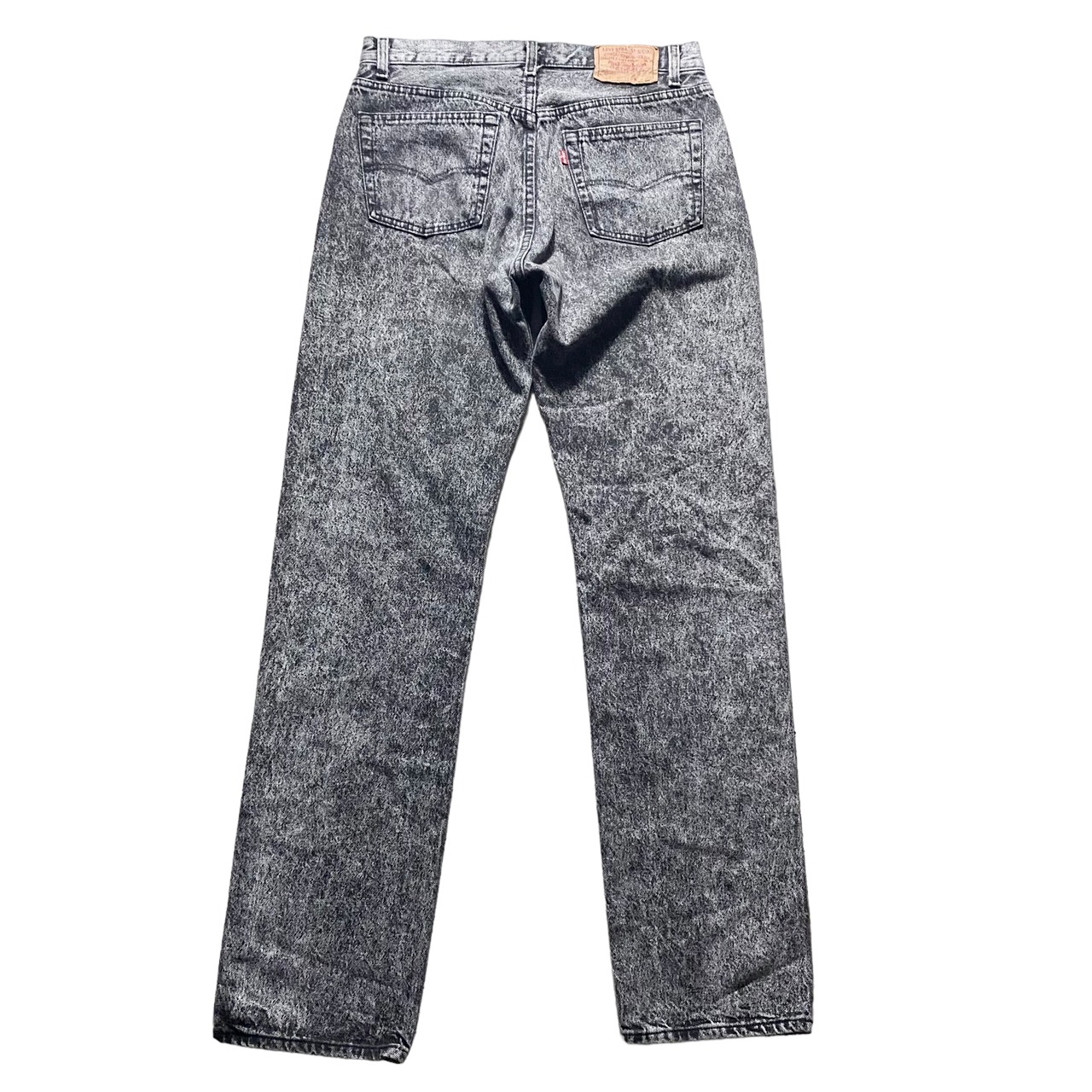 vintage 1990’s LEVI’S 501 “Acid Black” denim pants