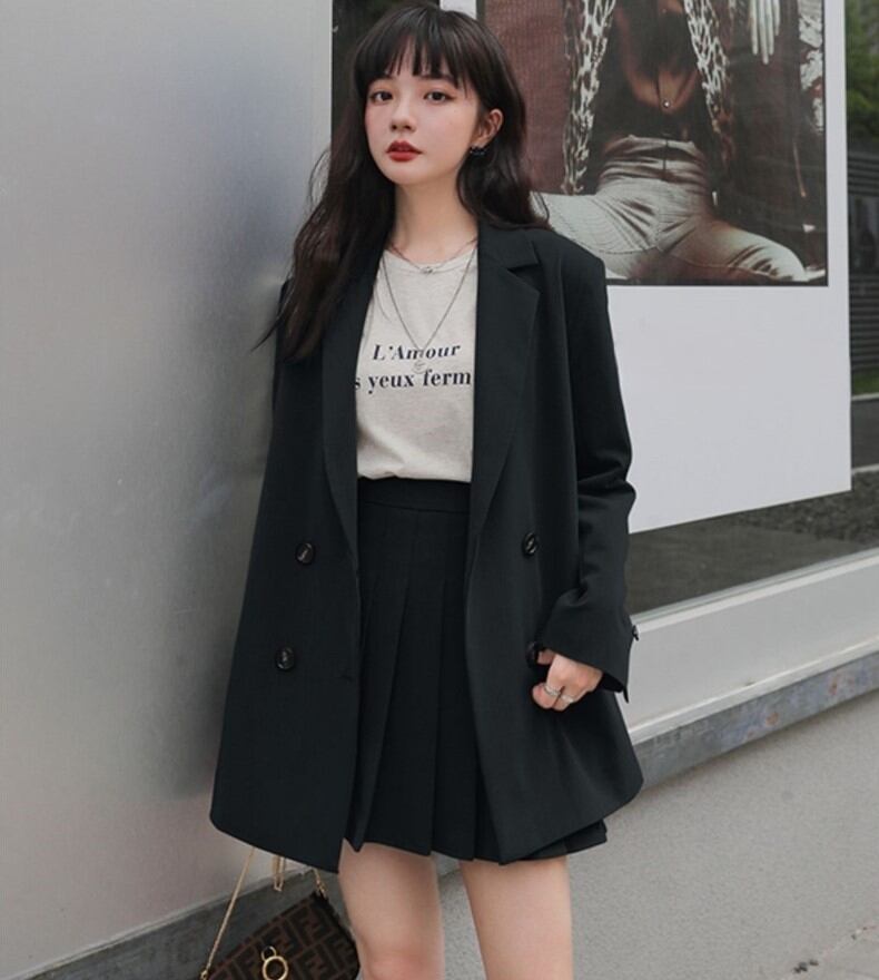 セットアップ ジャケット ミニスカート プリーツスカート ショート丈