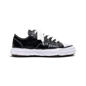 【Maison MIHARA YASUHIRO】PETERSON23 WRINKLED LEATHER LOW-TOP SNEAKERS