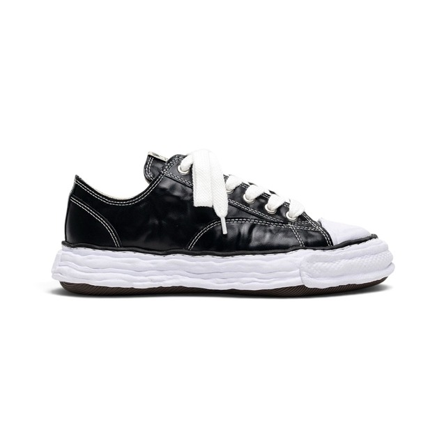 【Maison MIHARA YASUHIRO】PETERSON23 WRINKLED LEATHER LOW-TOP SNEAKERS
