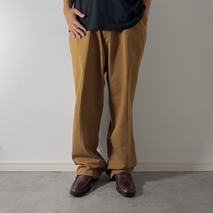 90s 初期型 USA製 Polo by Ralph Lauren POLO CHINO "No pleats" Tobacco Brown [W36L31相当] 古着