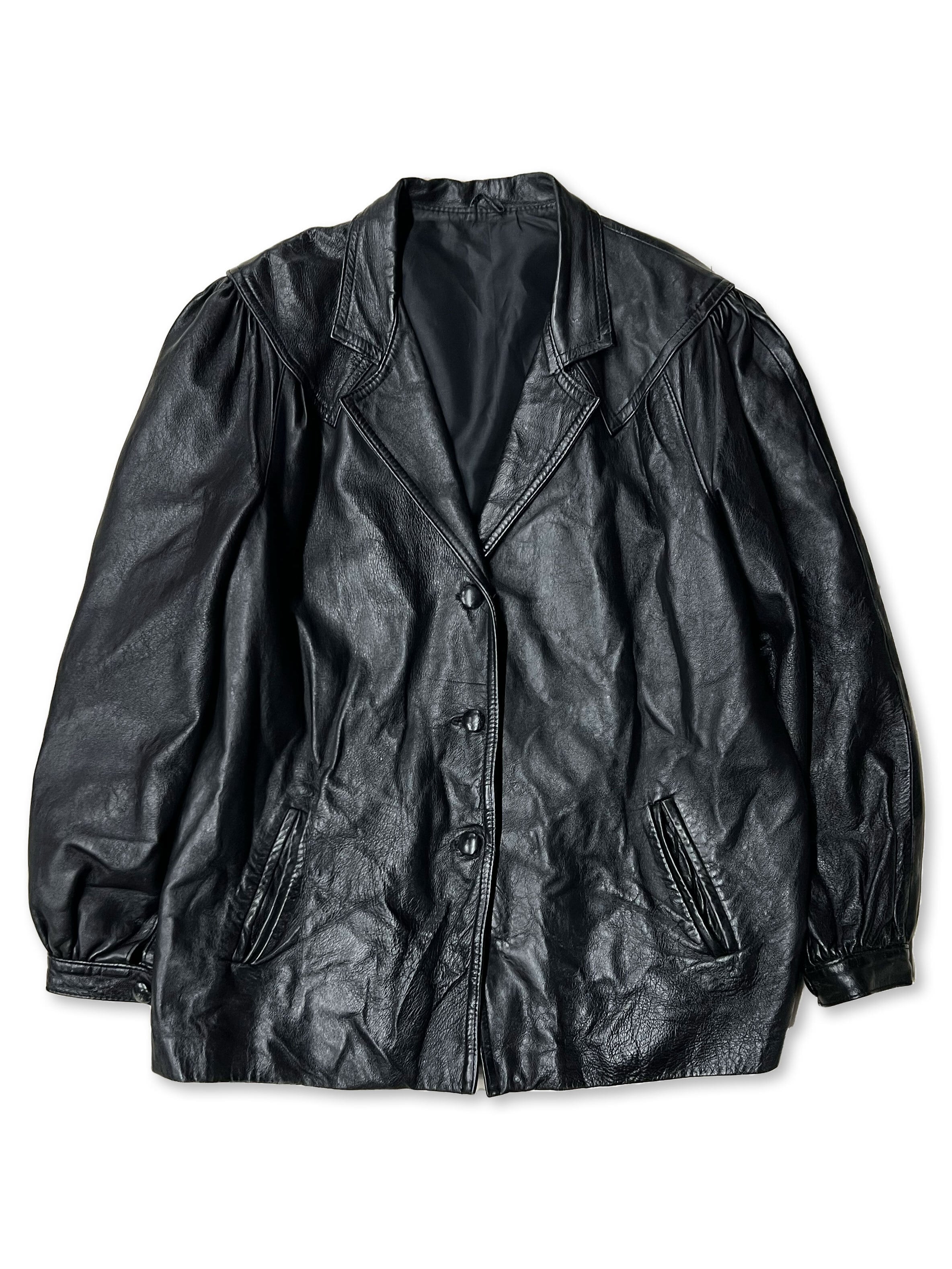 24AW】doublet LEATHER TRACK JACKET (BLACK) 24AW04BL190 | Pay ID