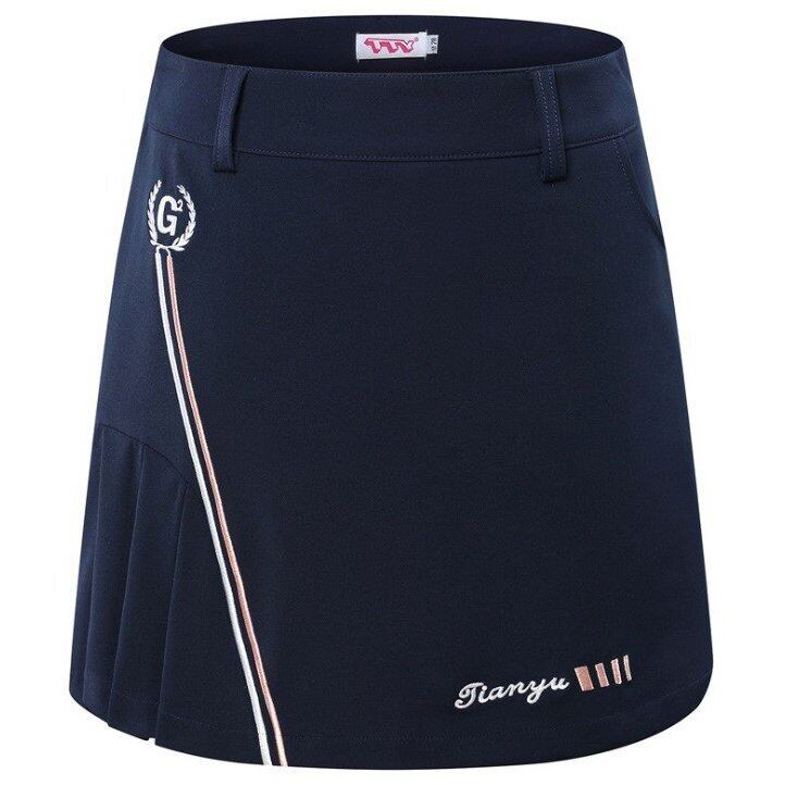 スカート ゴルフウェア レディース ゴルフ インナーパンツ付き 3063
