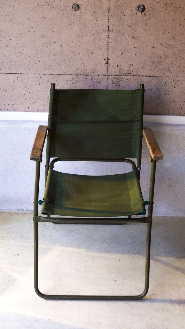 【1987】イギリス軍 ローバーチェア 《実物 椅子 イス フォールディングチェア コットン ミリタリー ヴィンテージ》