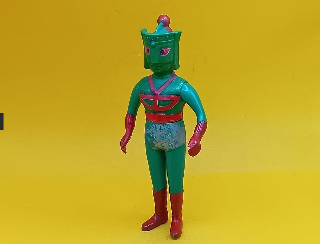 昭和レトロ　当時物　流星人間ゾーン　ソフビ　人形　ポピー 当時物】流星人間ゾーン（ソフビ）ポピー （再出品） Yahoo