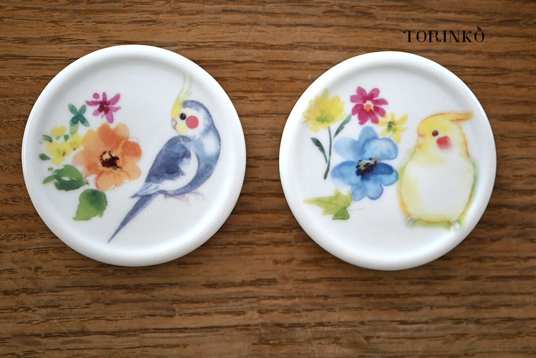 コースター（マグの蓋） （80羽の中からお好きな鳥・インコを選べます